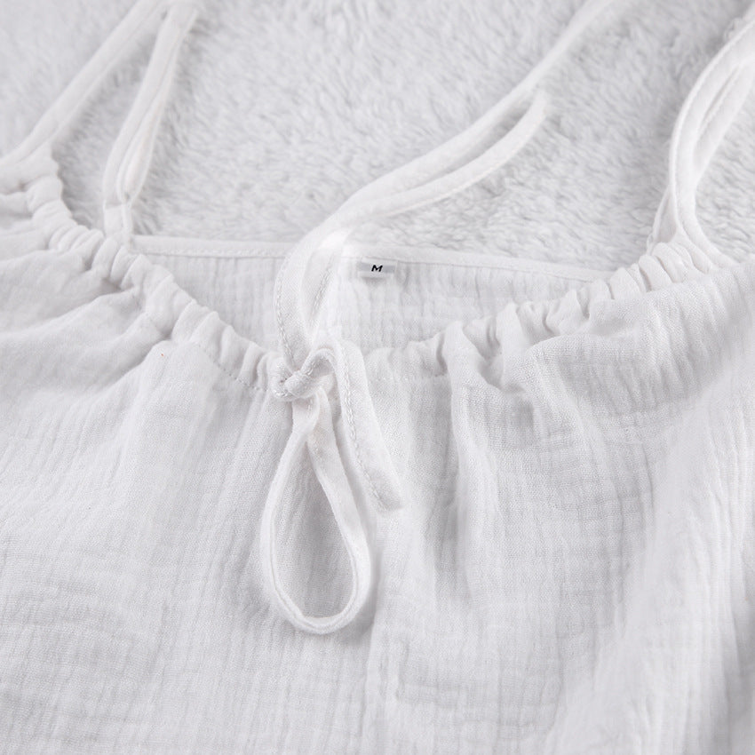 Damer let pyjamasæt med justerbare stropper og elastisk talje Stilla