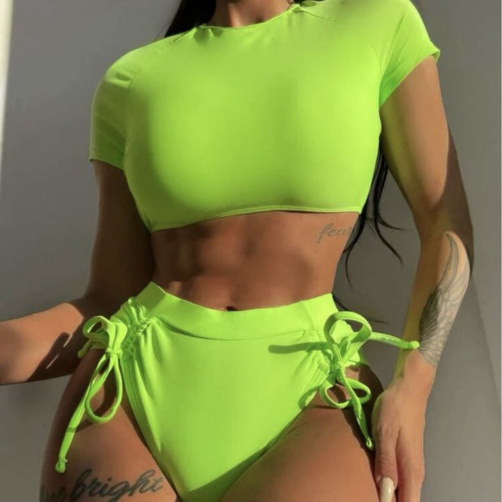 Damer Sporty Crop-Top med høj talje Stilla