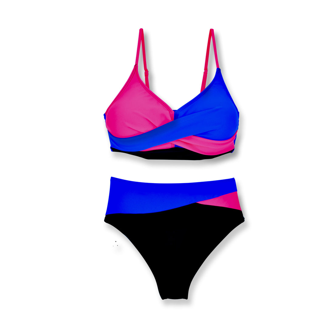 Damer sportslig to-deler bikini-sæt Skovae