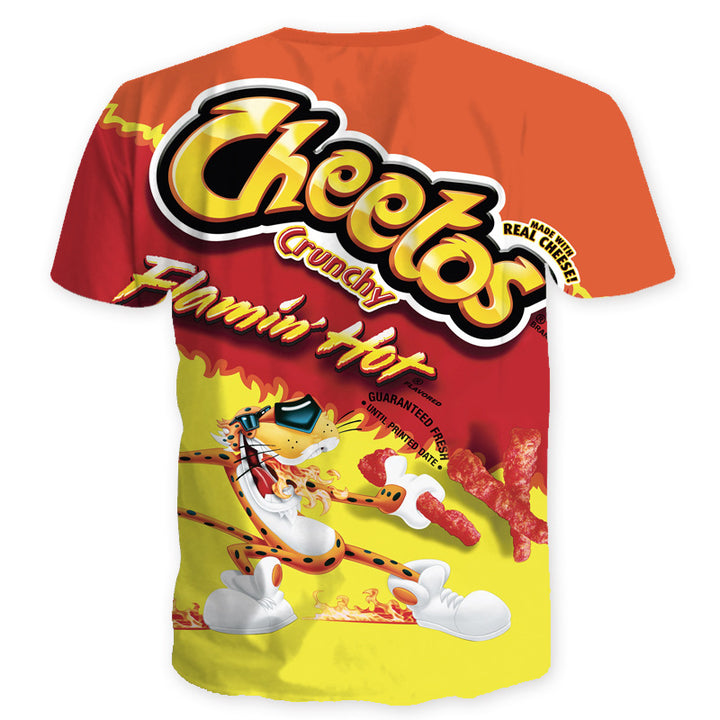 Herre T-Shirt i unikt Snackdesign Stilla
