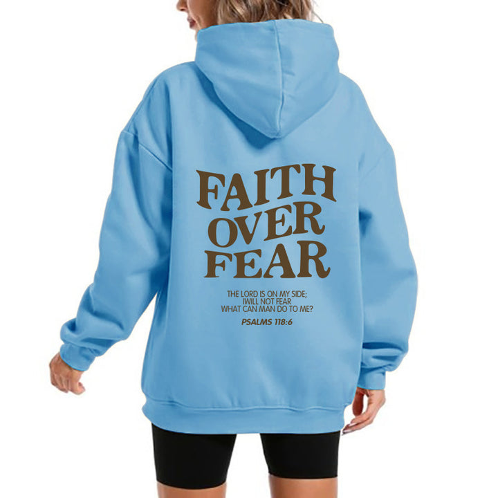 Kvinders hoodie med motiverende tekst og komfortabel pasform Skovae