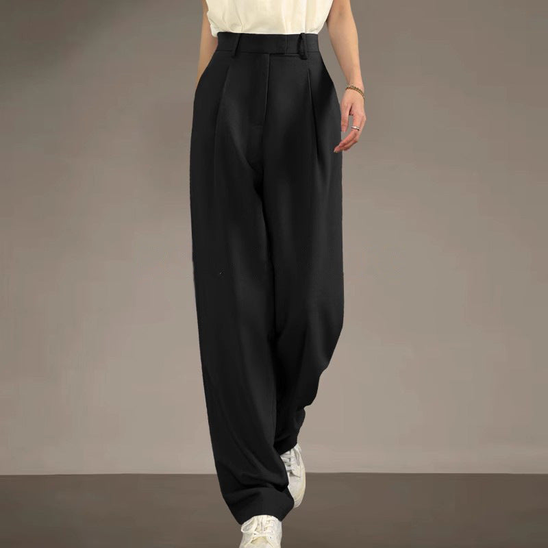 Dame bred stofbuks med elegant plissé-form Stilla