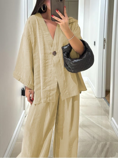 Dame luftig Kimono-style Overgang med bred skæring Stilla