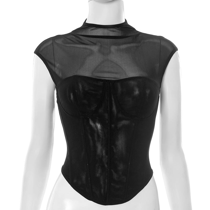 Femme Sheer Korset Top Stilla