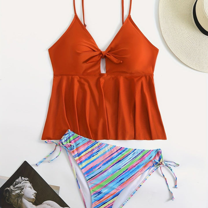 Dame Wrap Bikini Top med moderigtige Bukser Skovae