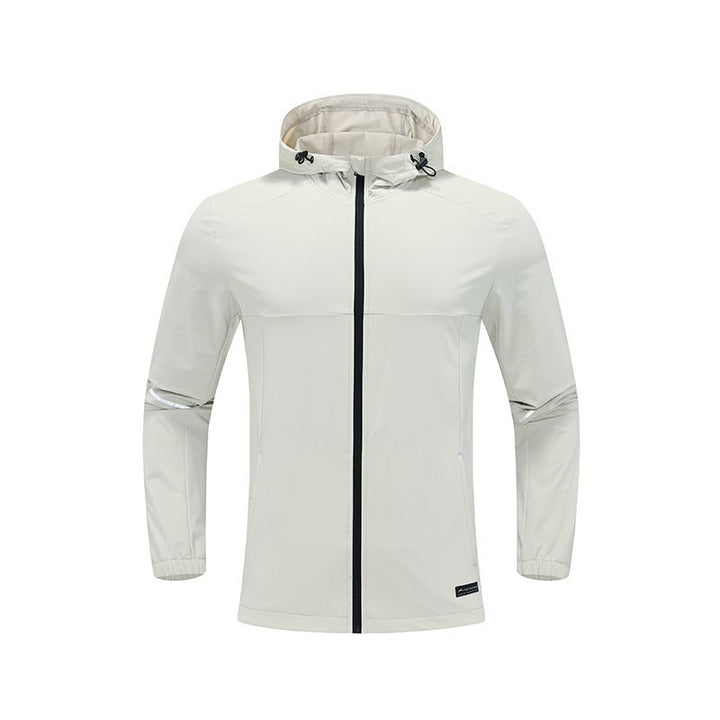 Herrer sporty funktionsjakke med reflekterende indsatser og åndbare egenskaber Stilla