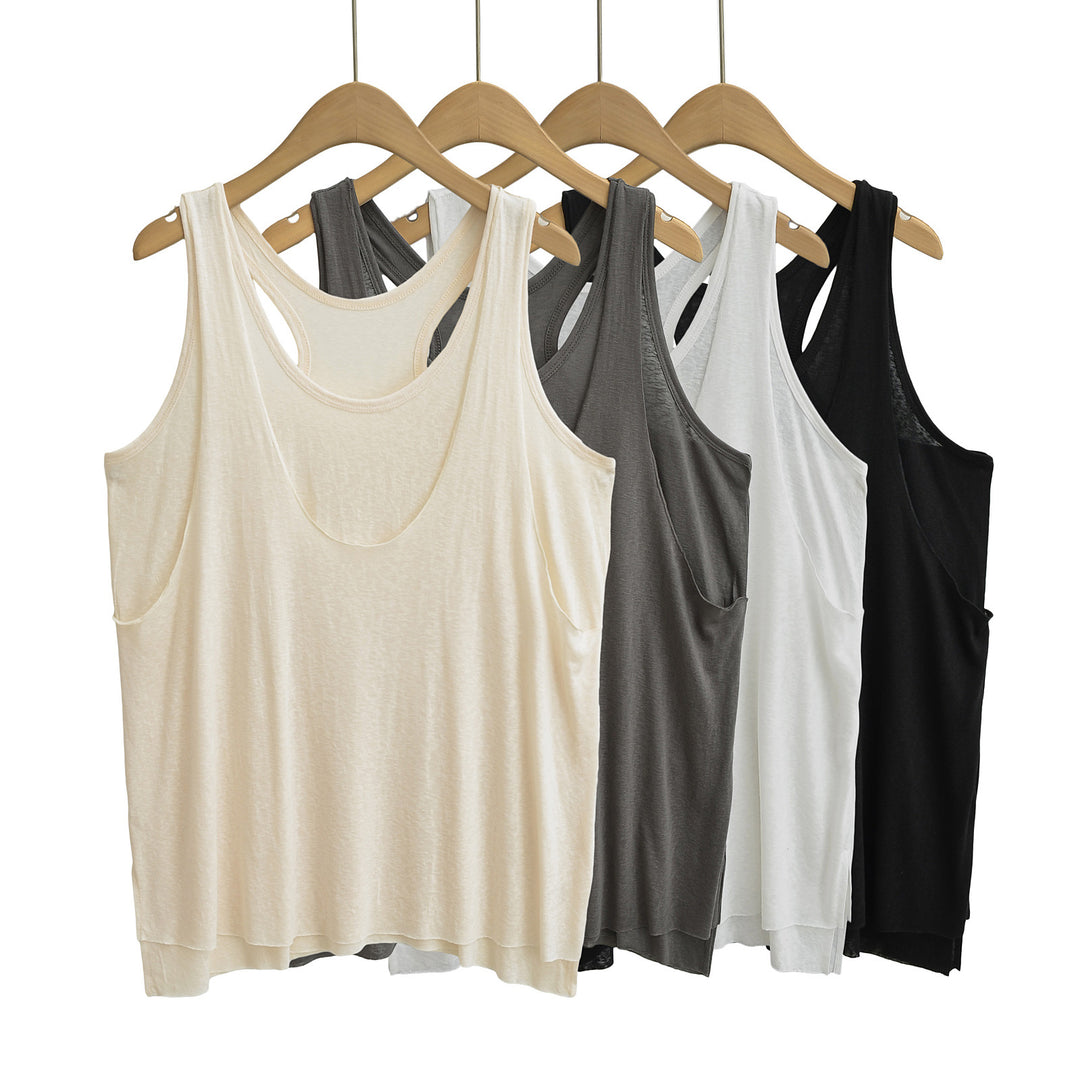 Dame Sporty skåret tanktop med racerback og åndbart materiale Stilla
