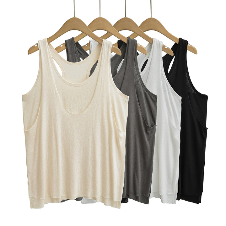 Dame Sporty skåret tanktop med racerback og åndbart materiale Stilla