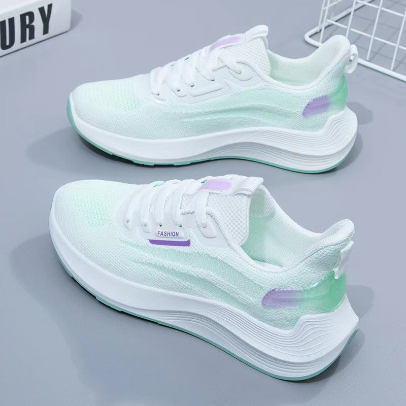 Dame Sporty Løbesneaker med åndbart mesh-overmateriale og stødabsorberende sål Stilla