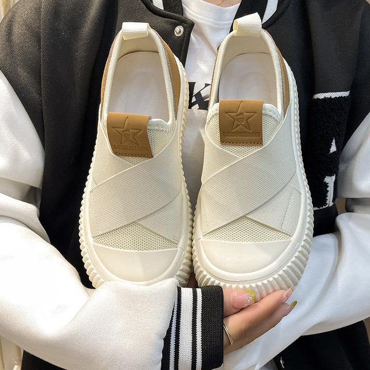 Dame Elegante Slip-On Sneakers med skridsikker sål og blødt overmateriale Stilla