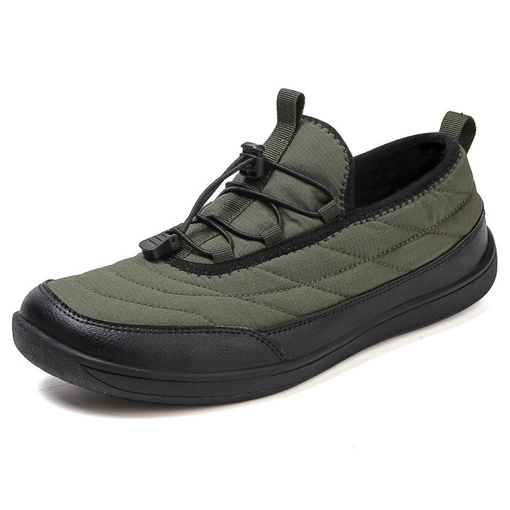 Dame nan gesteppe slip-onsneaker med fleecefor og lynlås Skovae