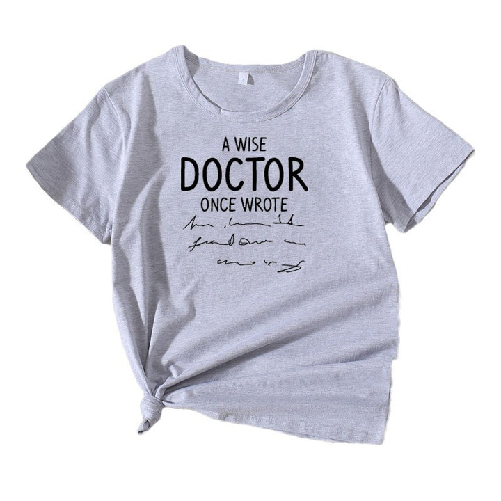 Dame Kortærmet Citat T-Shirt Stilla