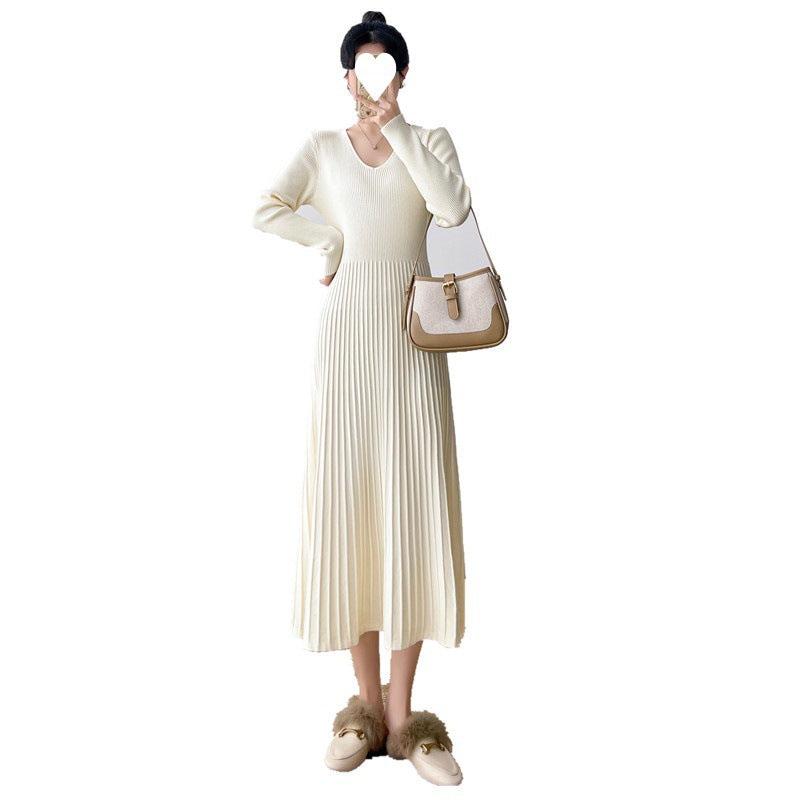 Femme Rib langærmet Maxi-kjole Stilla
