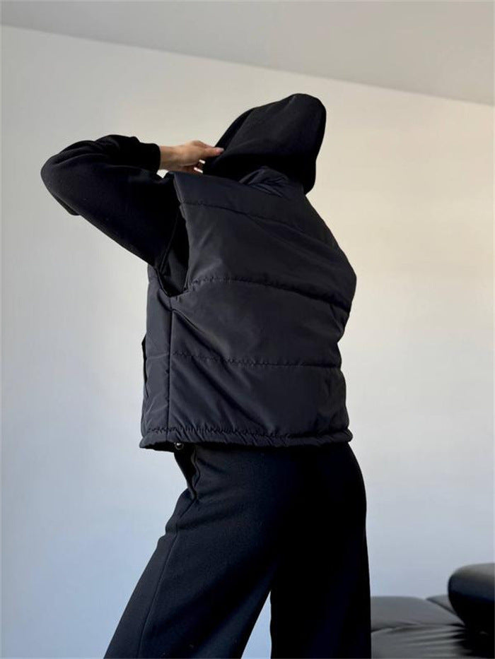 Kvinders afslappede hoodie top og bred ben bukser sæt