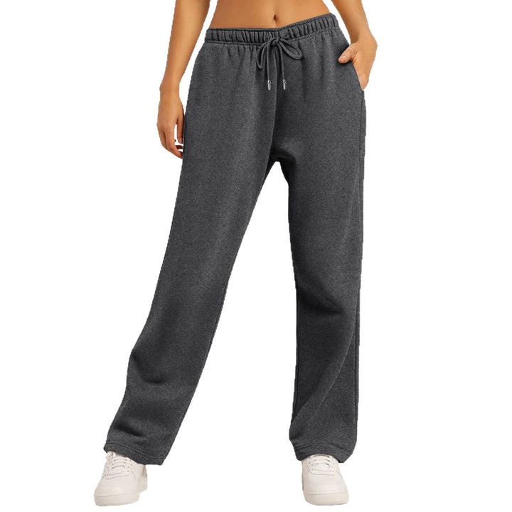 Dame Komfortable Casual Joggingbukser med Side lommer Skovae