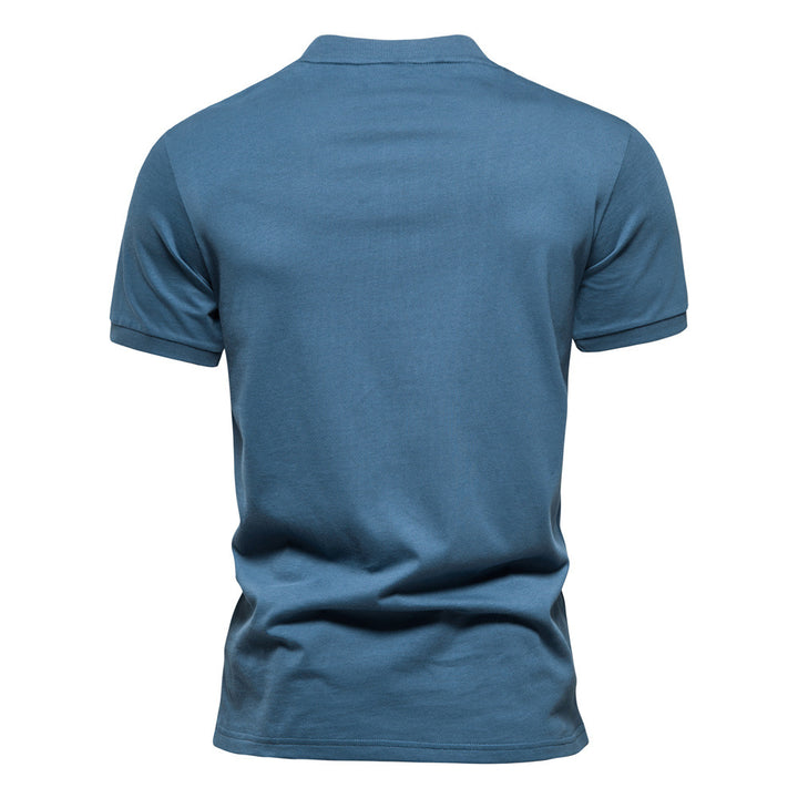 Herrer Poloshirt med moderne ståkrave og kvalitetslynlås Stilla
