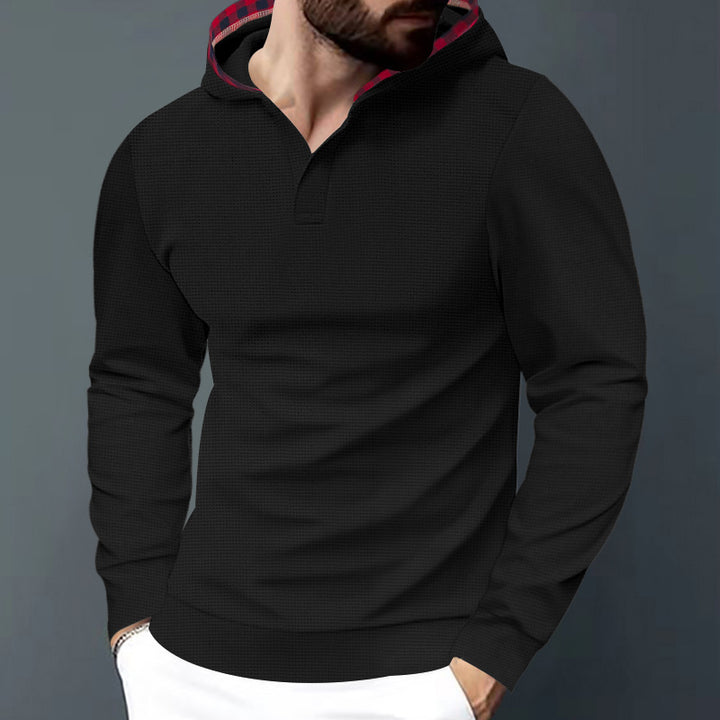 Herrer Polo-Hoodie med Elegant Hue og Materiale af Høj Kvalitet Stilla