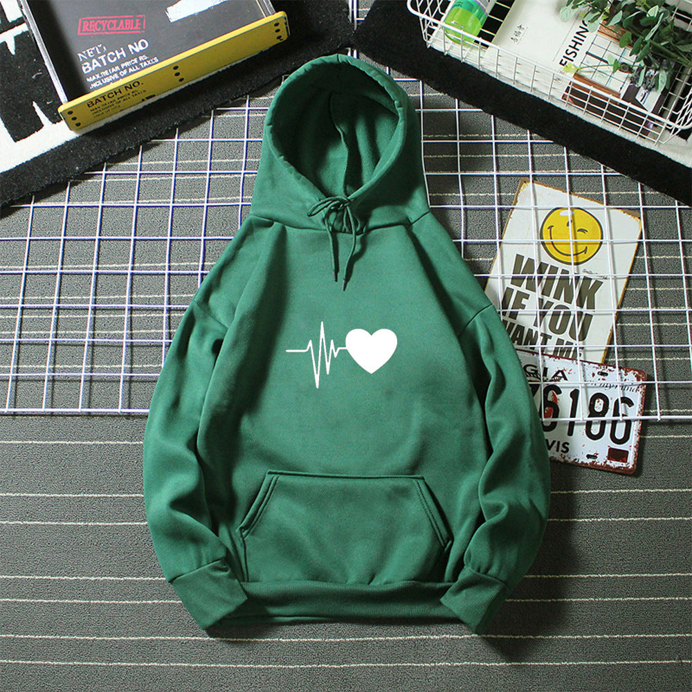 Dame hoodie med hjertevarmende design og hyggelig pasform Skovae
