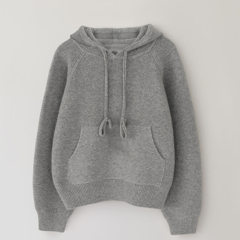 Dame Kvalitets Hoodie med kængurulomme og moderne snit Stilla