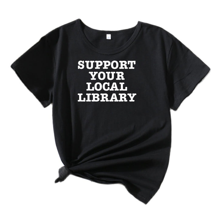 Dame Fritid Litterær Støtte T-Shirt Stilla