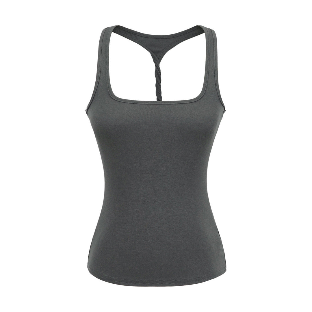 Dame Sporty Tanktop med Racerback og blødt bomuldsstof Stilla