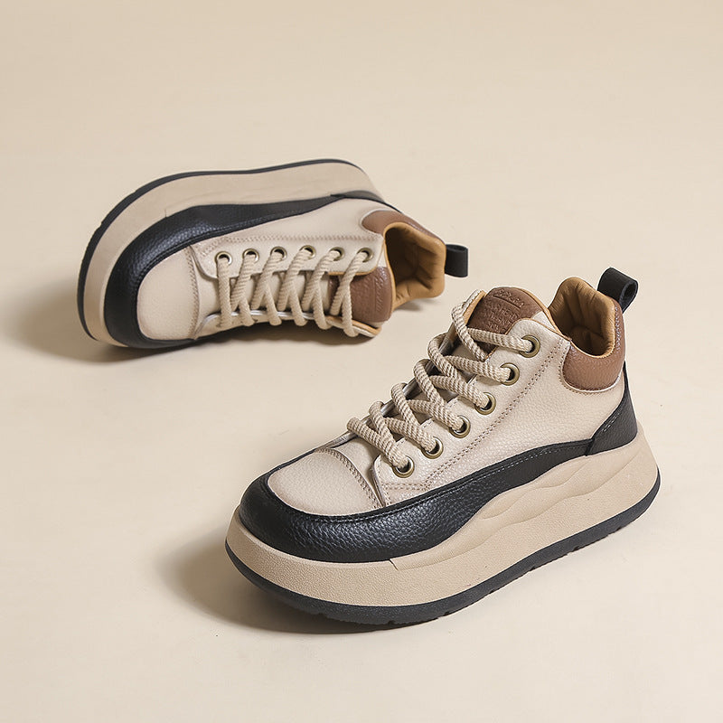 Dame Chunky Sneakers med åndbart overtøj og skridsikker sål Stilla