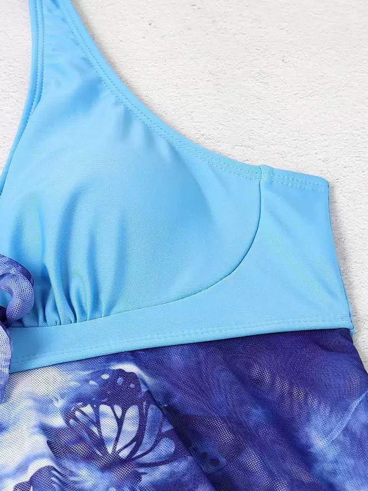 Dame Stilfuld Halter Tankini Sæt Stilla