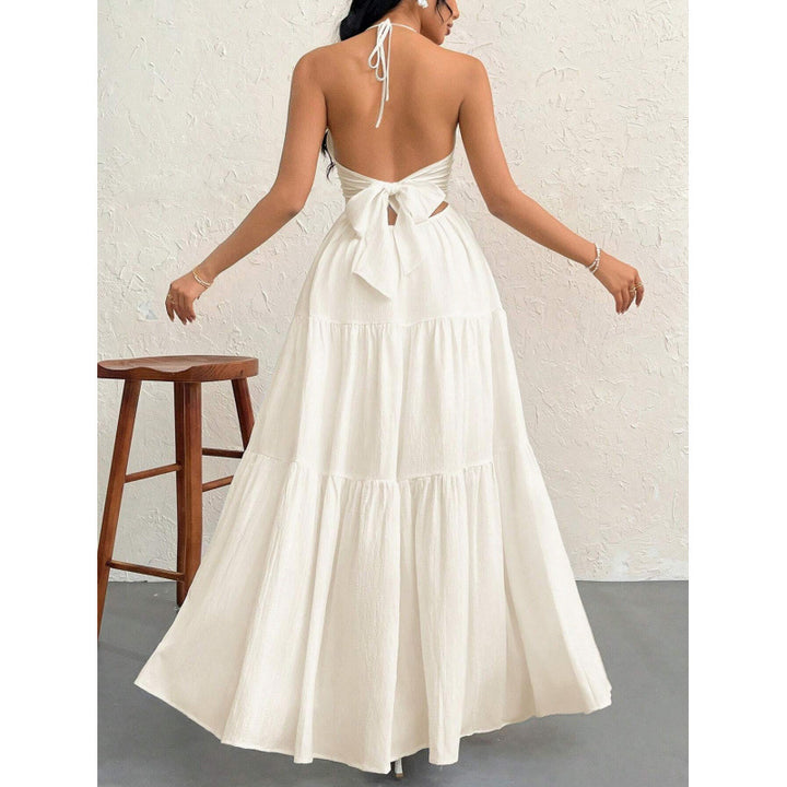 Dame Trin-Halter Maxi-Kjole Stilla