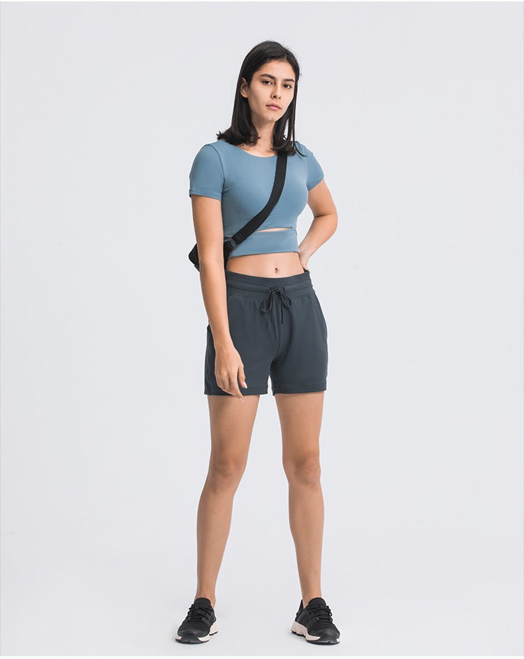 Stilla | Talje Yoga Shorts Til Kvinder