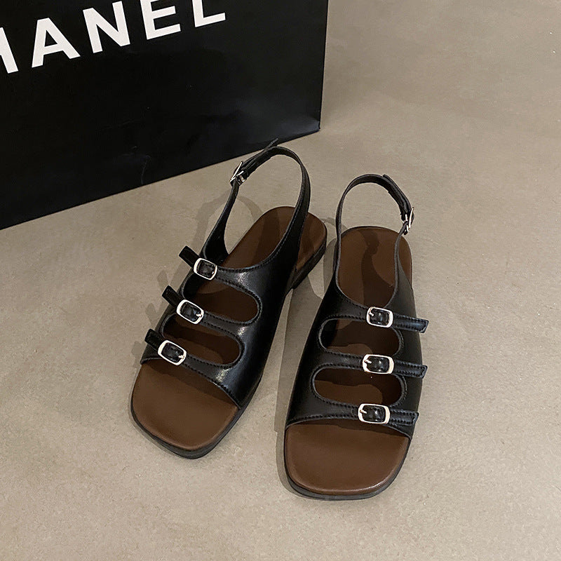 Dame Sling-sandaler med moderigtigt rem-design og komfortabel sål Stilla