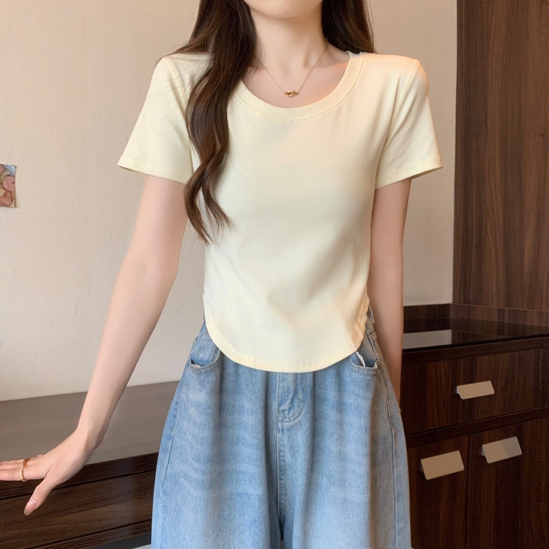 Femme Casual Soft Touch Kortærmet T-shirt Stilla