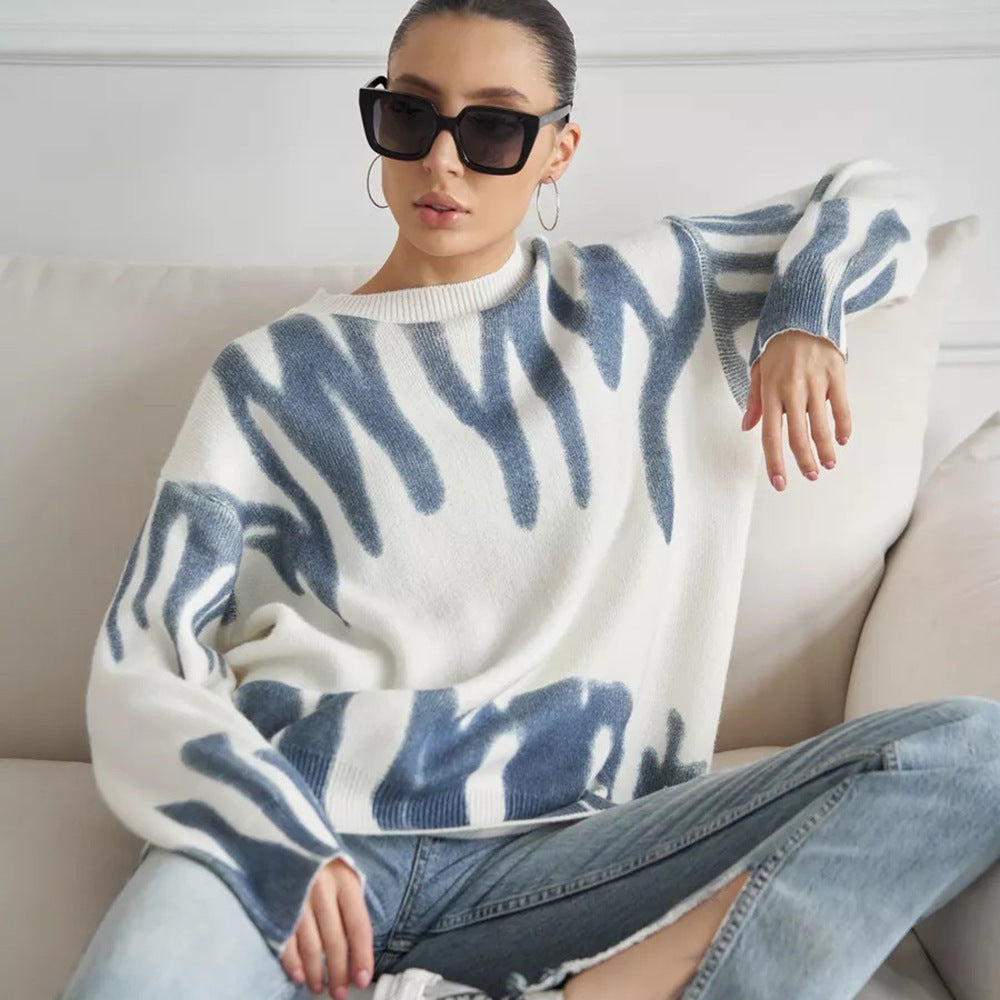 Kvinders trendy sweatervarer med moderne gradient og afslappet snit Stilla