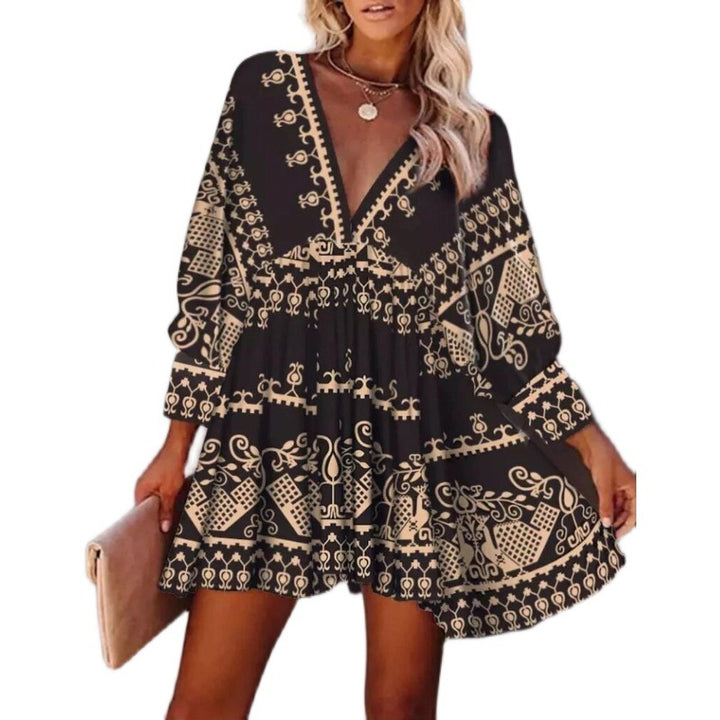 Dame Bohemian Print Minikjole Stilla