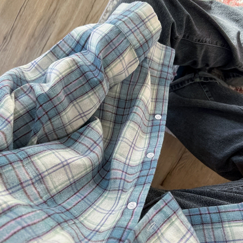 Dame ternet bluse i afslappet snit med skulderpuder Stilla