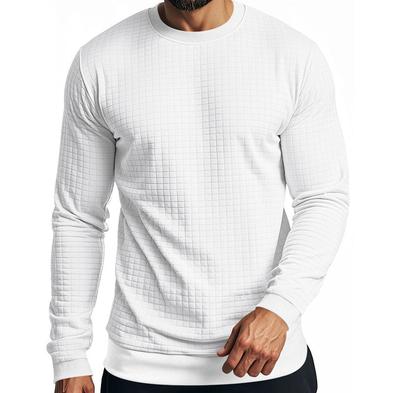 Herrer struktureret langærmet pullover Stilla