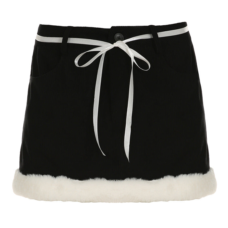 Damen Cordshorts mit wärmendem Fleece-Besatz Skovae