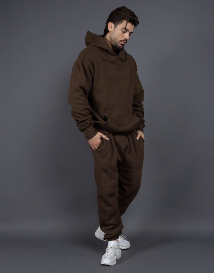 Herrer Behagelig Hoodie og Joggingbukser Sæt Stilla