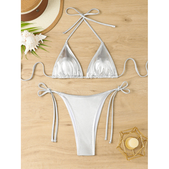 Dame Bikini-sæt med sexet triangel-design og justerbare stropper Stilla