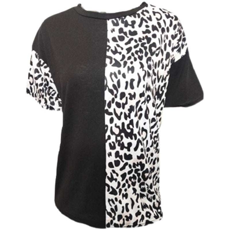 Damer Løs Dyrtryk T-shirt Stilla