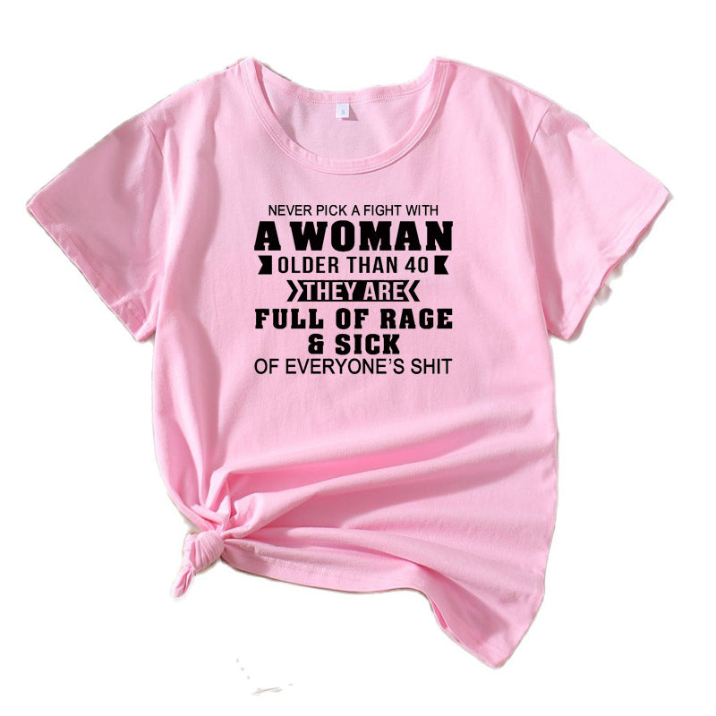 Kvinder Komisk Udtalelse T-Shirt Stilla
