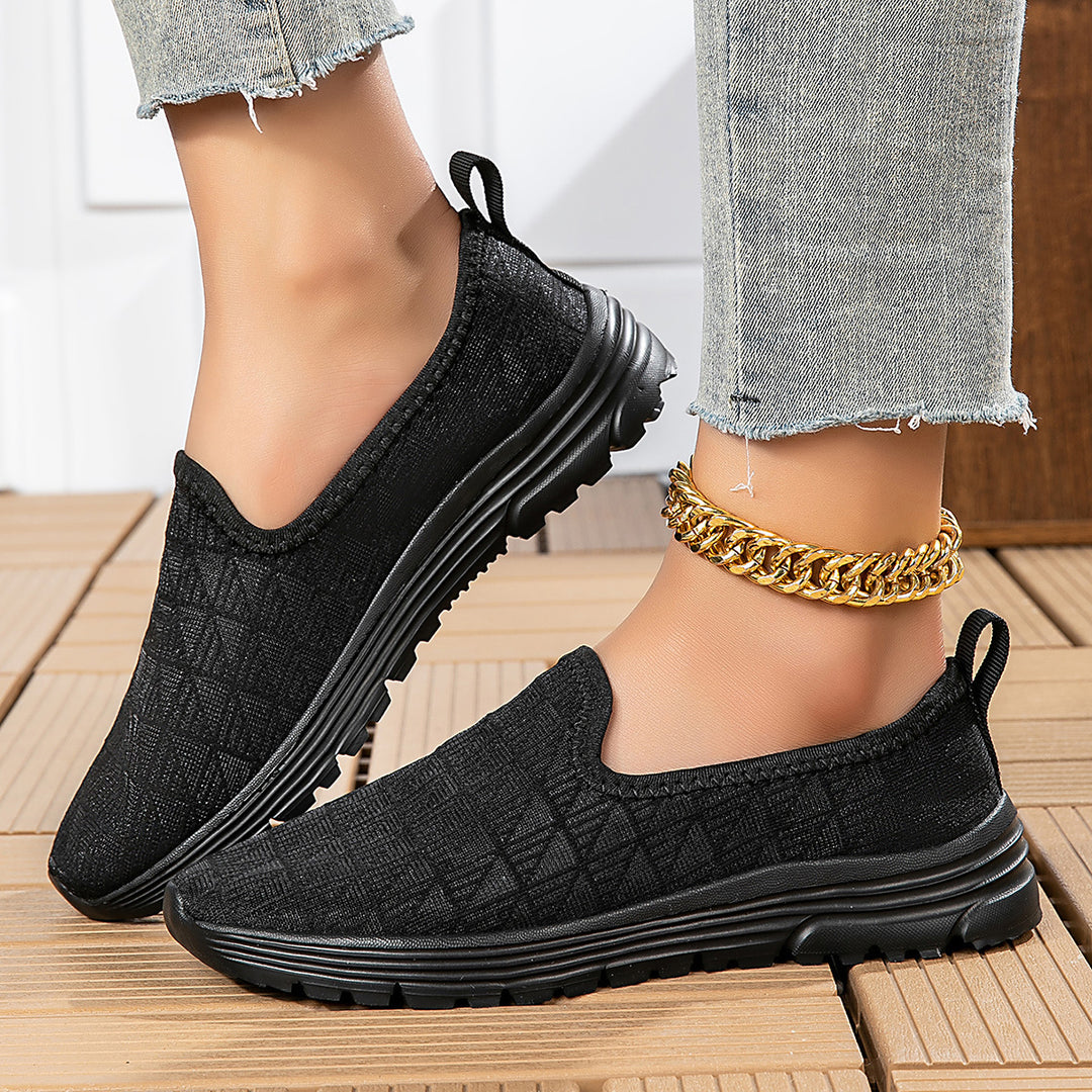 Dame Slip-On sportsko med åndbart tekstil-overmateriale Stilla