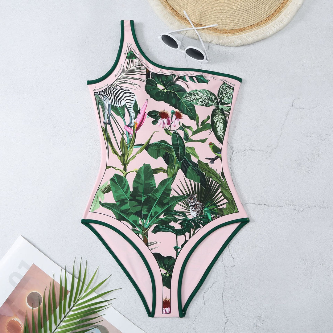 Dame Sarong-nederdel med blomsterdesign og justerbart bånd Stilla