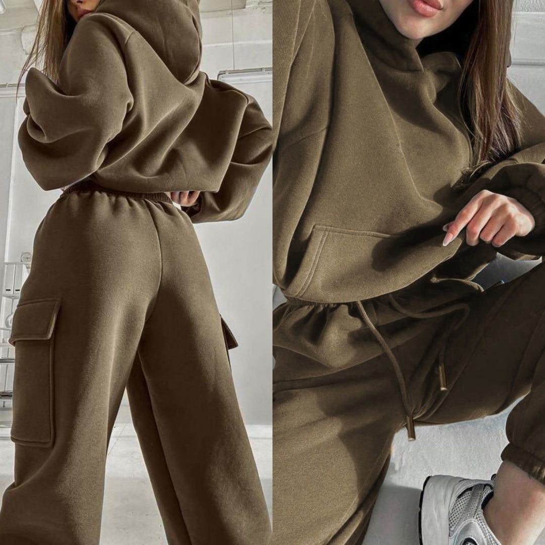Stilla | Trendy Mode Sports Fritids Hoodie Sæt