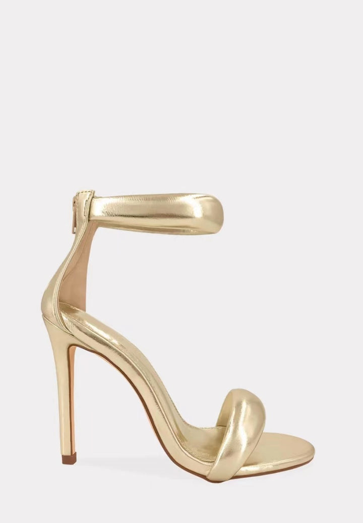 Dame Elegant Højhælede med smal rem og slidstærk sål Stilla