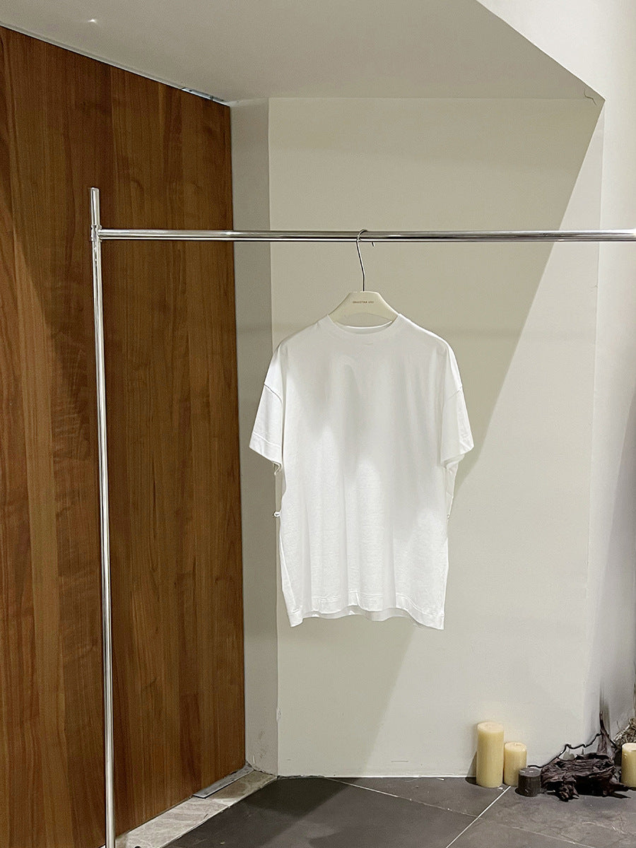 Dame afslappet T-shirt med unik snit og innovative detaljer Stilla