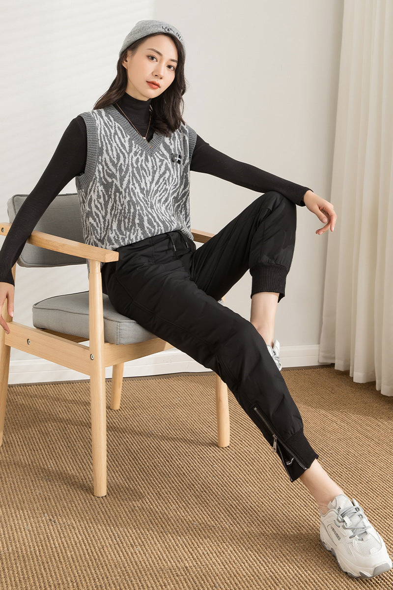 Dame sporty og trendy funktionel buks med sidelommer Stilla