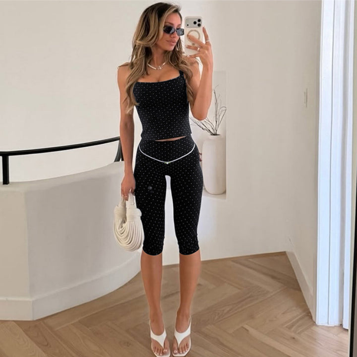 Dame Sportligt Overtøj og Leggings-Sæt Skovae