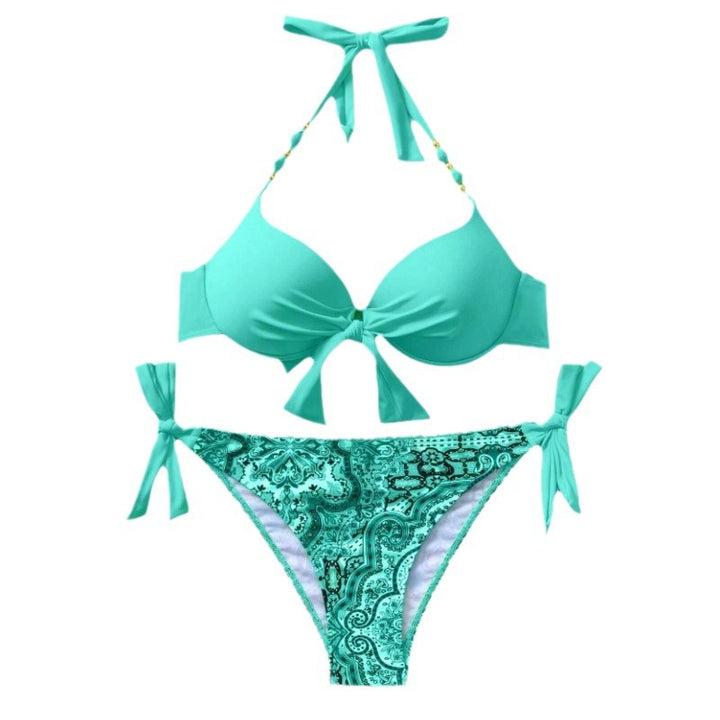 Dame Bikini-sæt med tilpasseligt top og legende paisleymønster Stilla