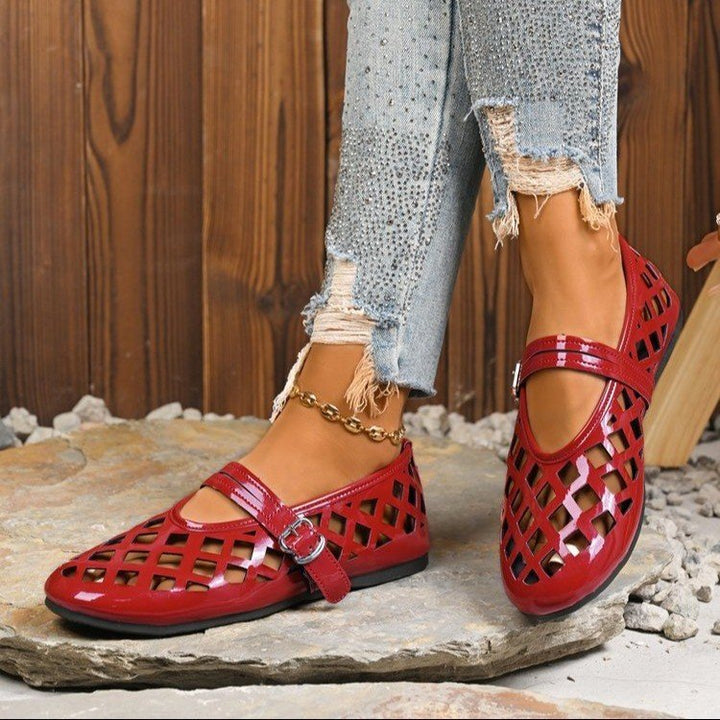 Dame Clogs med elastisk gitterdesign og komfortabelt fodseng Stilla