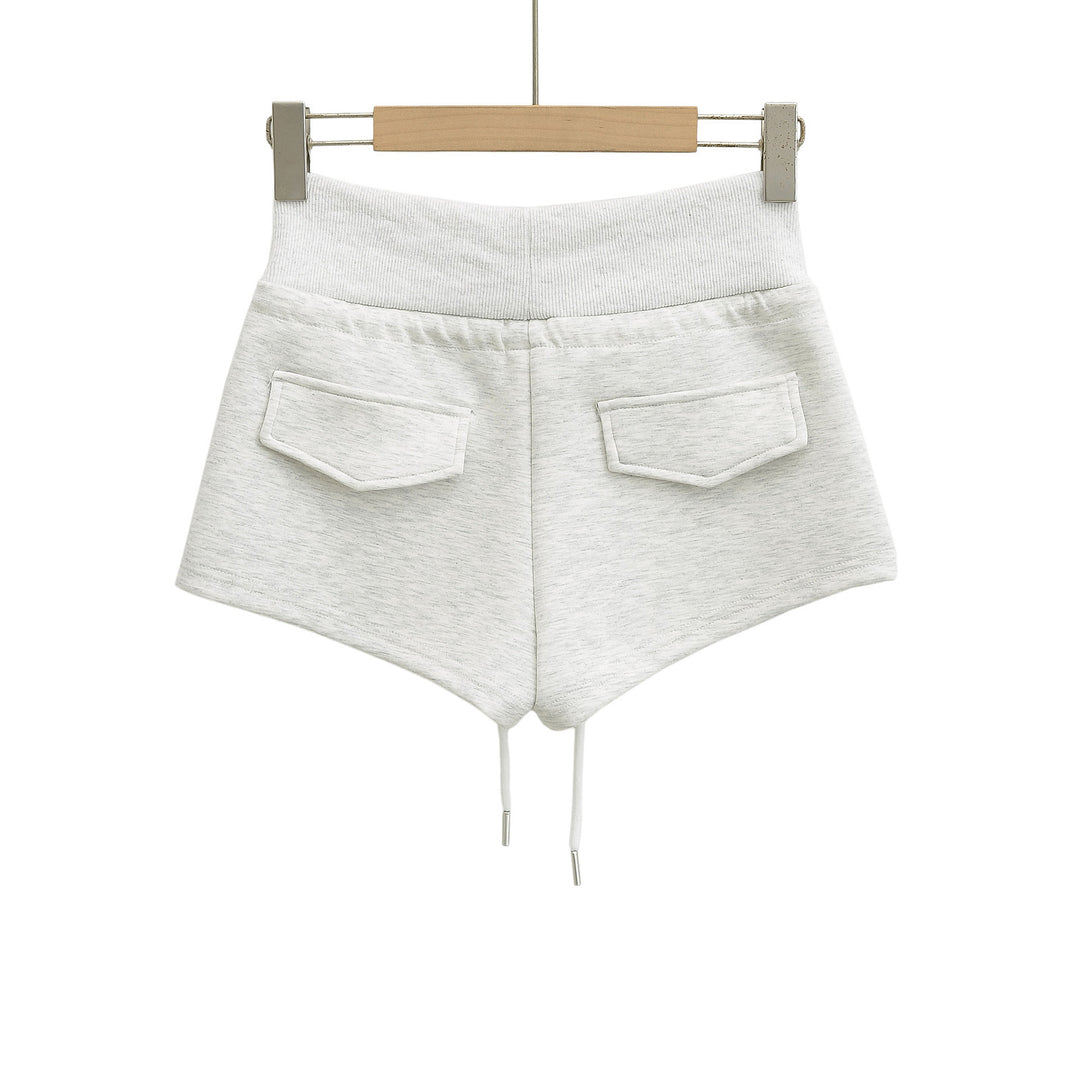 Dame Sporty Shorts med høj talje og praktisk snøre Stilla